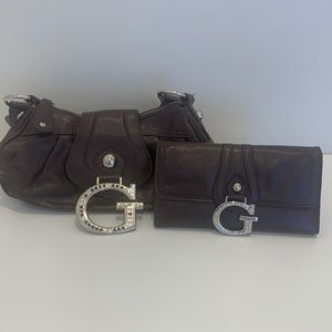 Guess handbag and matching wallet